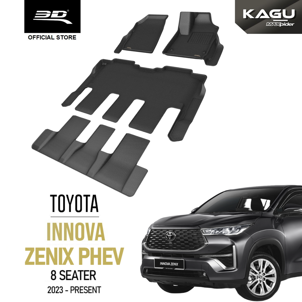 TOYOTA INNOVA ZENIX (7-SEATER) [2022 - PRESENT] - 3D® KAGU Car Mat