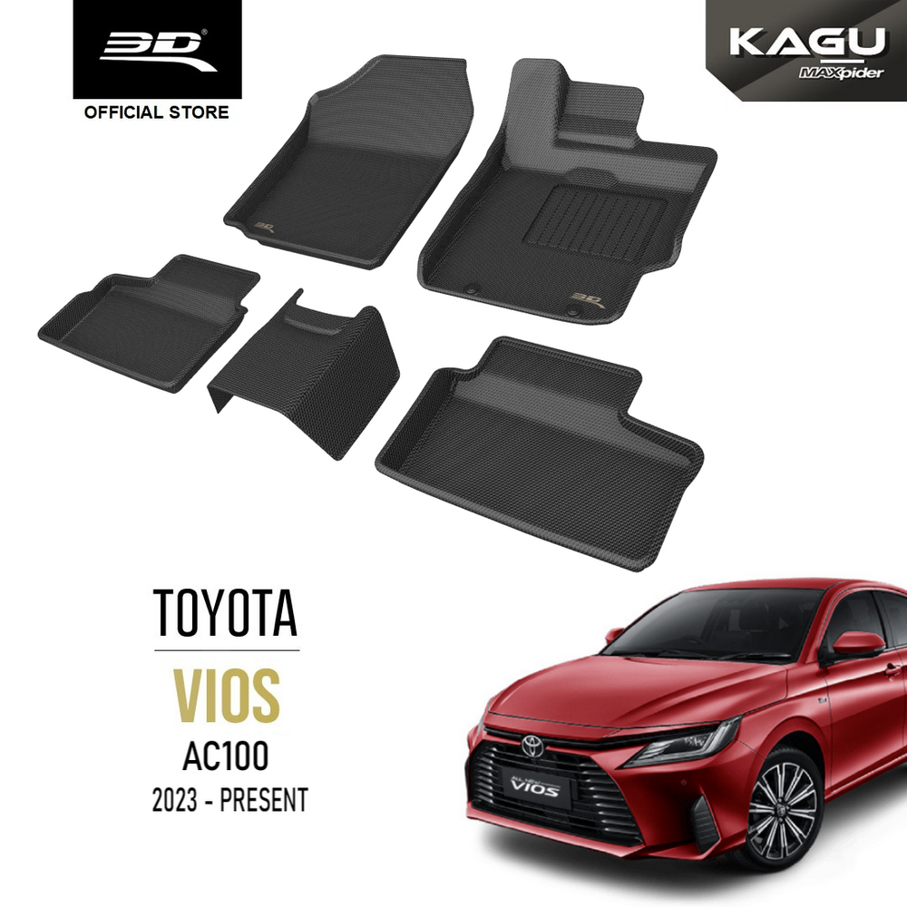 TOYOTA VIOS AC100 [2022 - PRESENT] - 3D® KAGU Car Mat